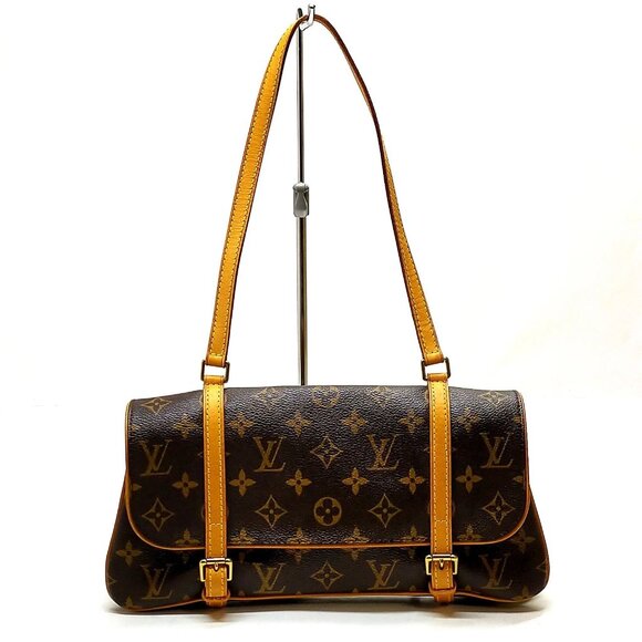 Louis Vuitton LV Shoulder Bag Marel Brown Monogram 599-082125 - Picture 1 of 13